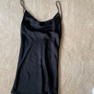 Planet blue black slip dress